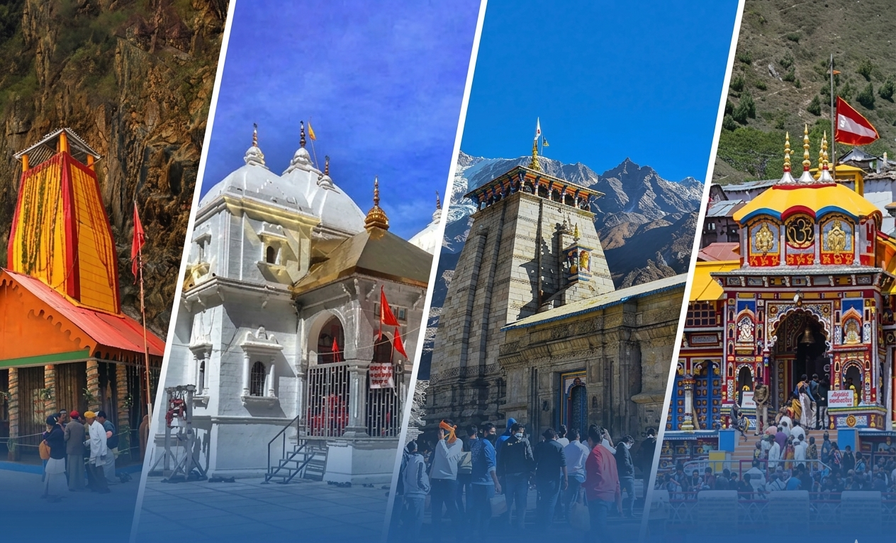 Olympus Jets Char Dham helicopter tour guide 2026 covering Yamunotri, Gangotri, Kedarnath & Badrinath with luxury aerial access details.